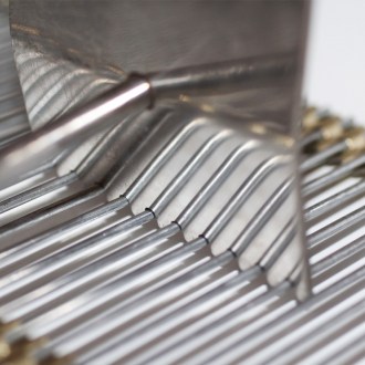 Műanyag anyarács tisztító kaparó - rozsdamentes acél